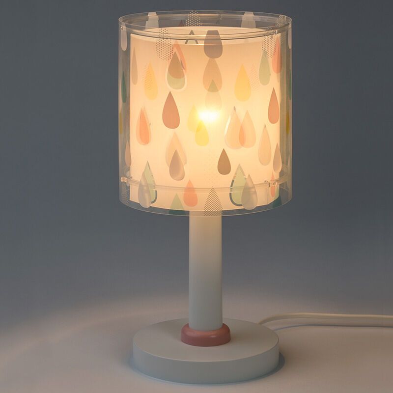 Gekleurde regendruppel tafellamp kinderkamer Gekleurde regendruppel tafellamp kinderkamer