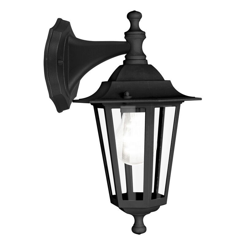 Zwarte klassieke buitenlamp aluminium, Alieke, IP44