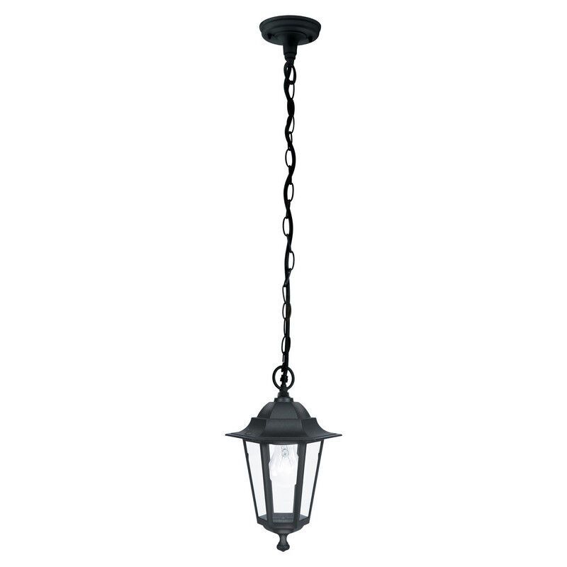 Zwarte klassieke buitenlamp aluminium, Alieke, IP44