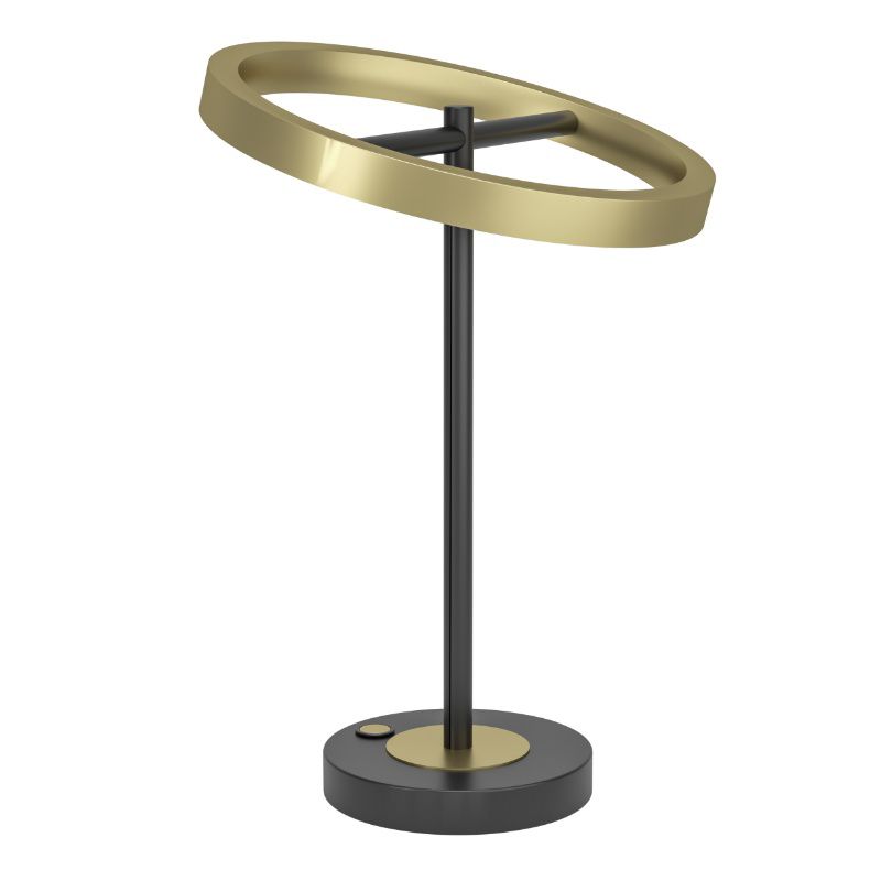 Messing design tafellamp metaal, Buket, 10,5W, 3000K LED, met touchdimmer