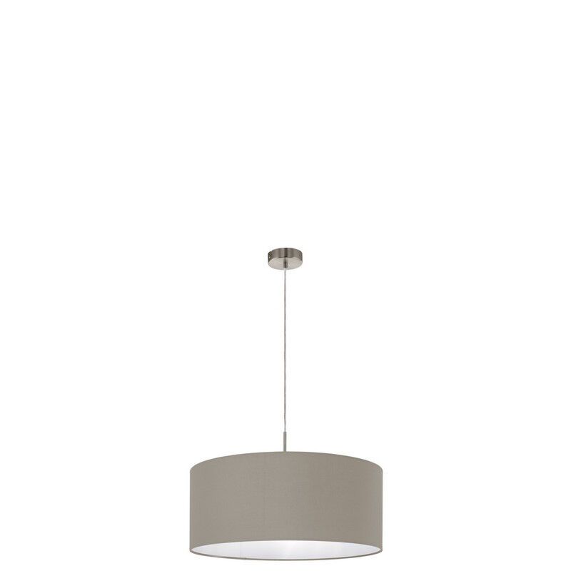 Taupe moderne hanglamp stof, Abano