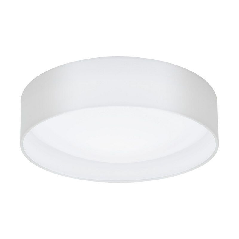 Witte moderne plafonnière stof, Abano, 12W, 3000K LED