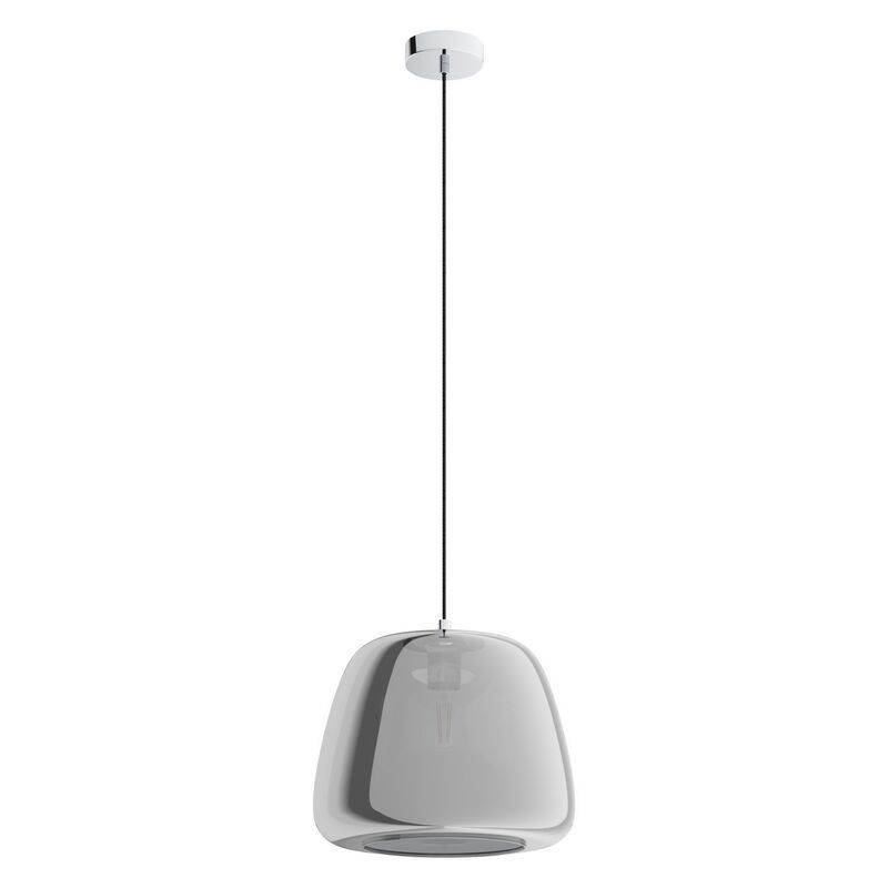 Moderne hanglamp rookglas, Gauke