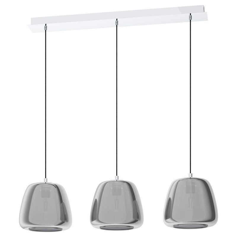Moderne hanglamp rookglas, Gauke Moderne hanglamp rookglas, Gauke