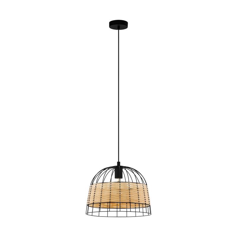 Rotan hanglamp bruin, Guillaume