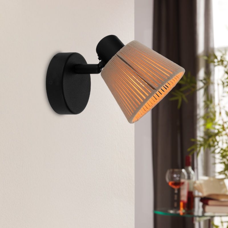 Crème landelijke wandspot stof, Serah