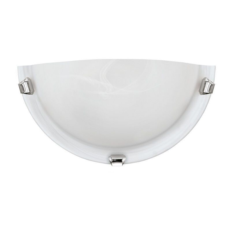 Chromen wandlamp glas, Alcor