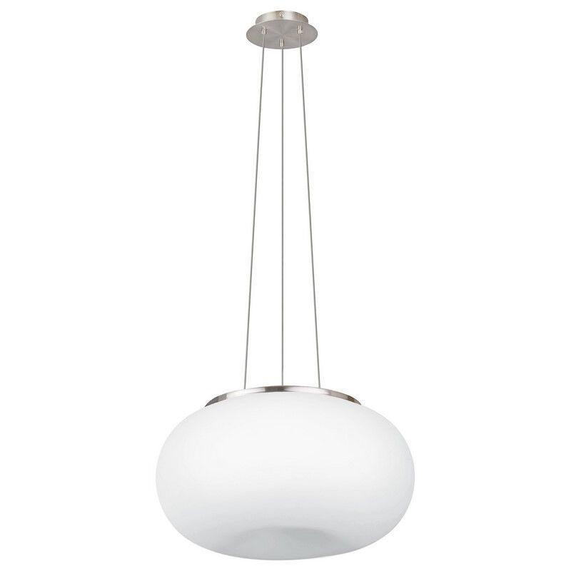 Nikkelen design hanglamp glas, Skyler Nikkelen design hanglamp glas, Skyler