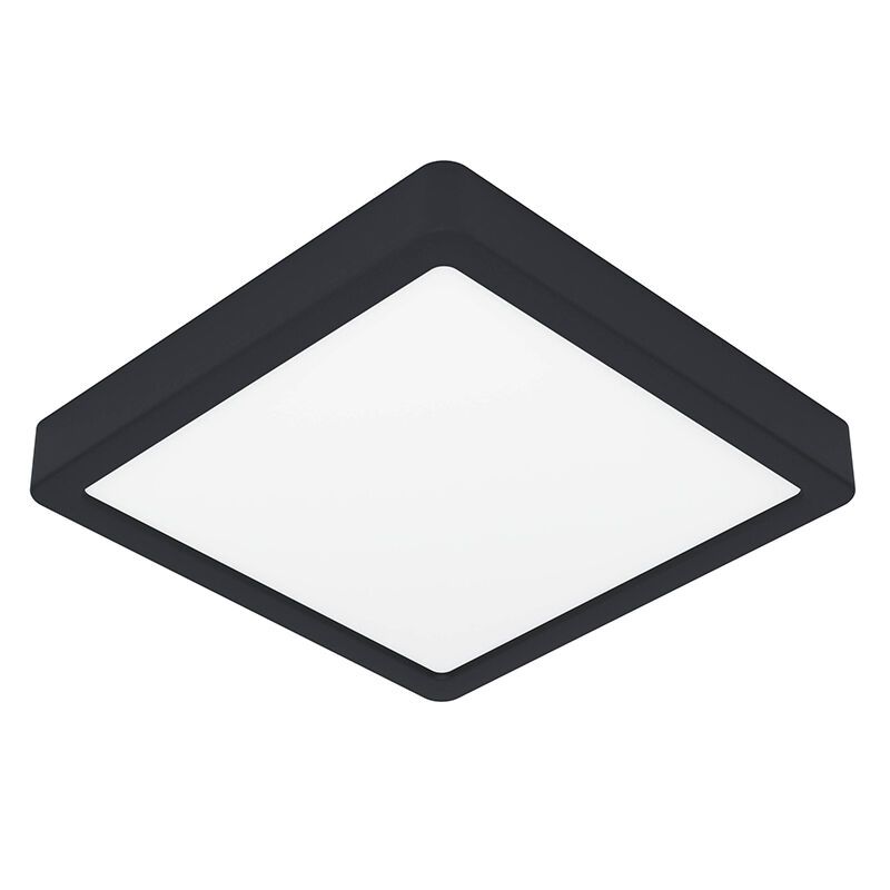 Witte plafonnière kunststof, Geraldo, 17W, 3000K LED