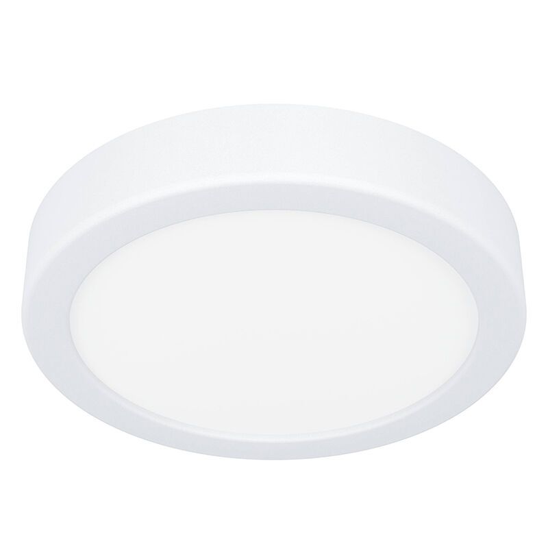 Witte badkamer plafondlamp kunststof, Geraldo, 11W, 3000K LED, IP44
