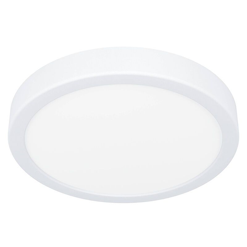 Witte badkamer plafondlamp kunststof, Geraldo, 17W, 3000K LED, IP44