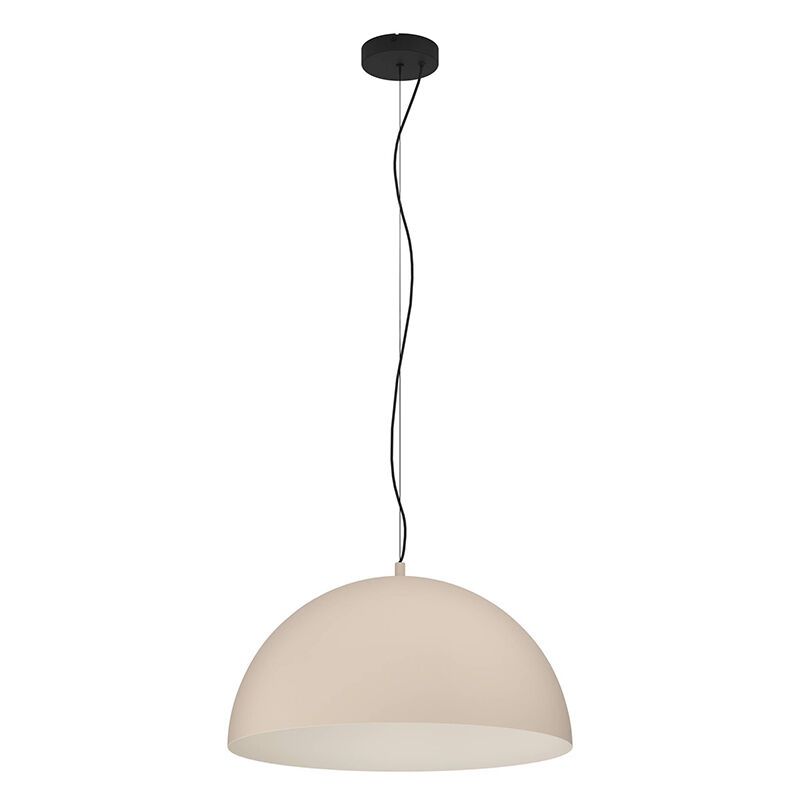 Beige koepellamp staal, Geneva