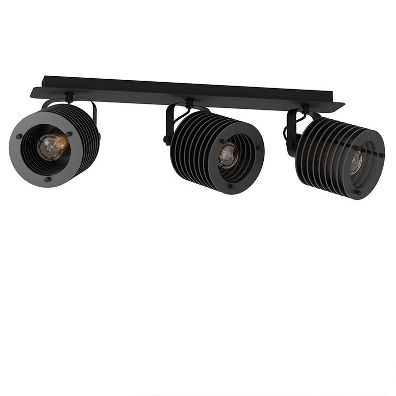 Zwarte industriële plafondspot hout, Randy Zwarte industriële plafondspot hout, Randy