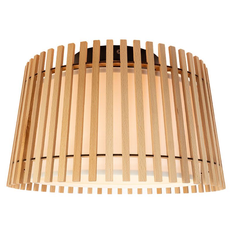 Landelijke plafondlamp hout, Farah Landelijke plafondlamp hout, Farah