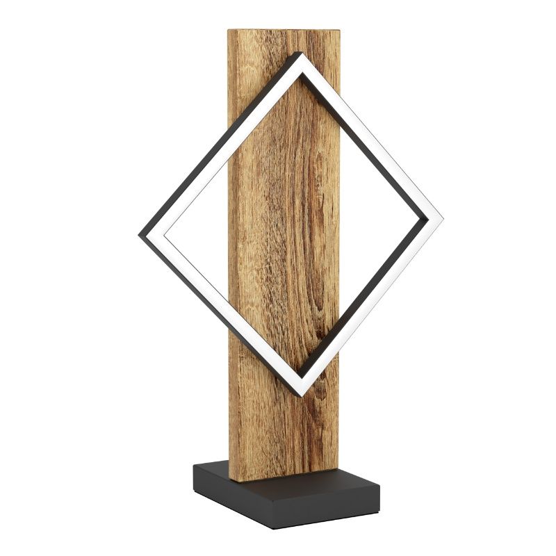 Design tafellamp hout, Annebel, 13W, 3000K LED, met schakelaar