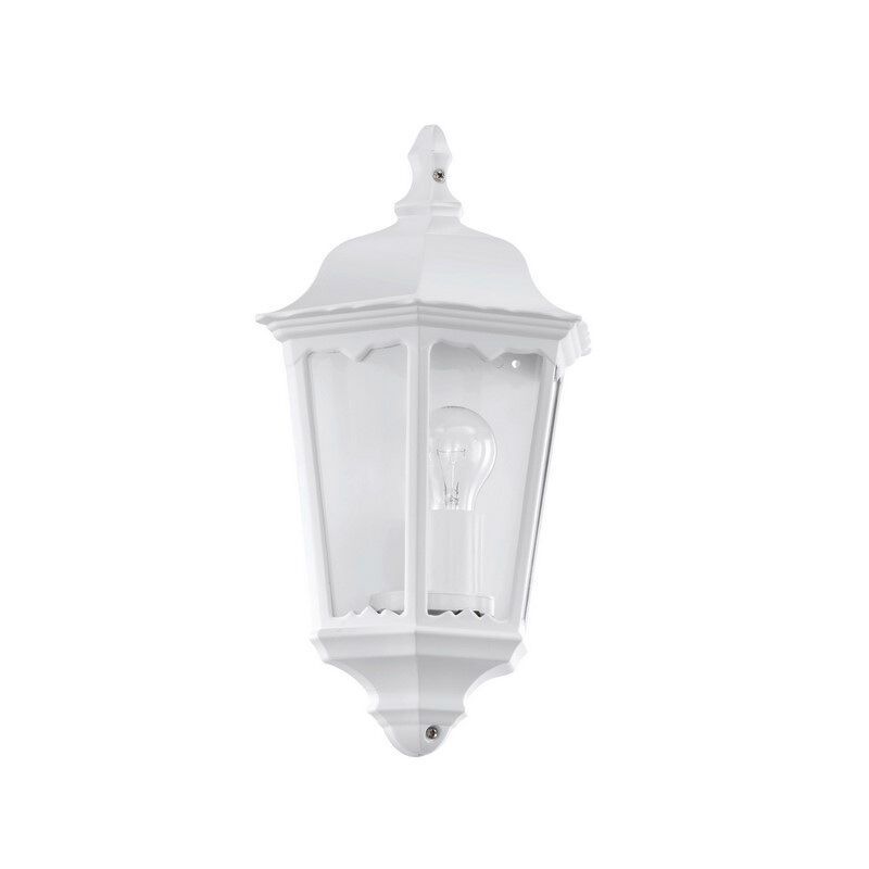 Witte klassieke buitenlamp aluminium, Leanna, IP44