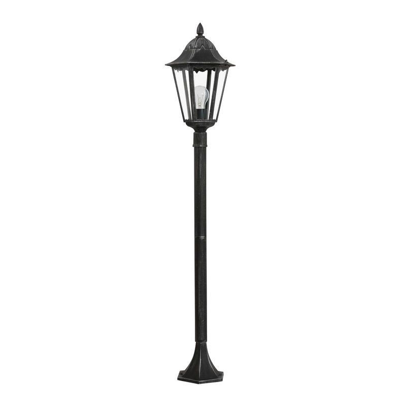 Zwarte klassieke buitenlamp aluminium, Leanna, IP44