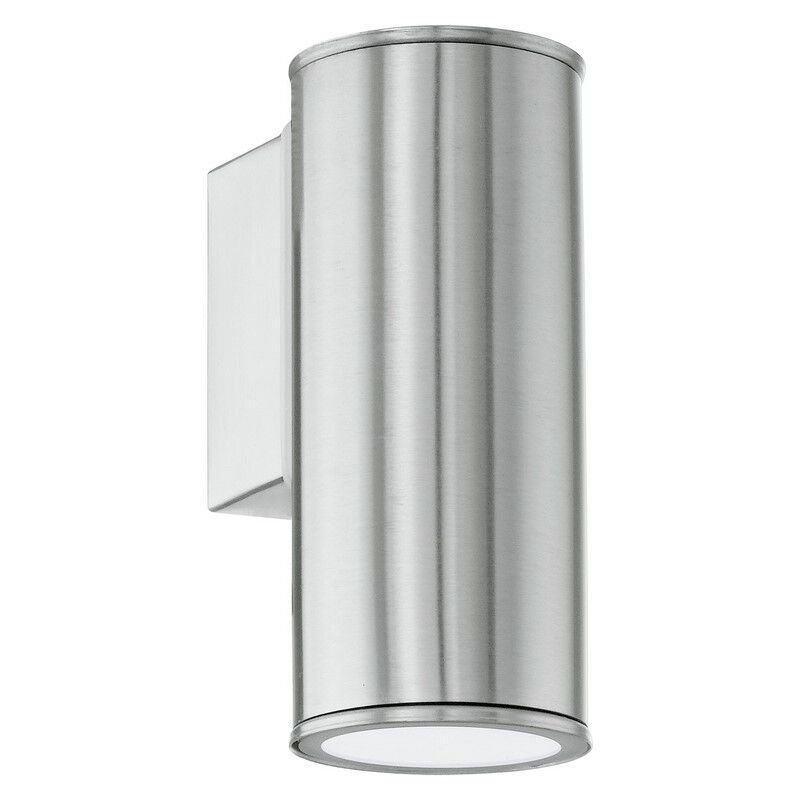 Zilveren moderne buitenlamp rvs, Marlies, IP44