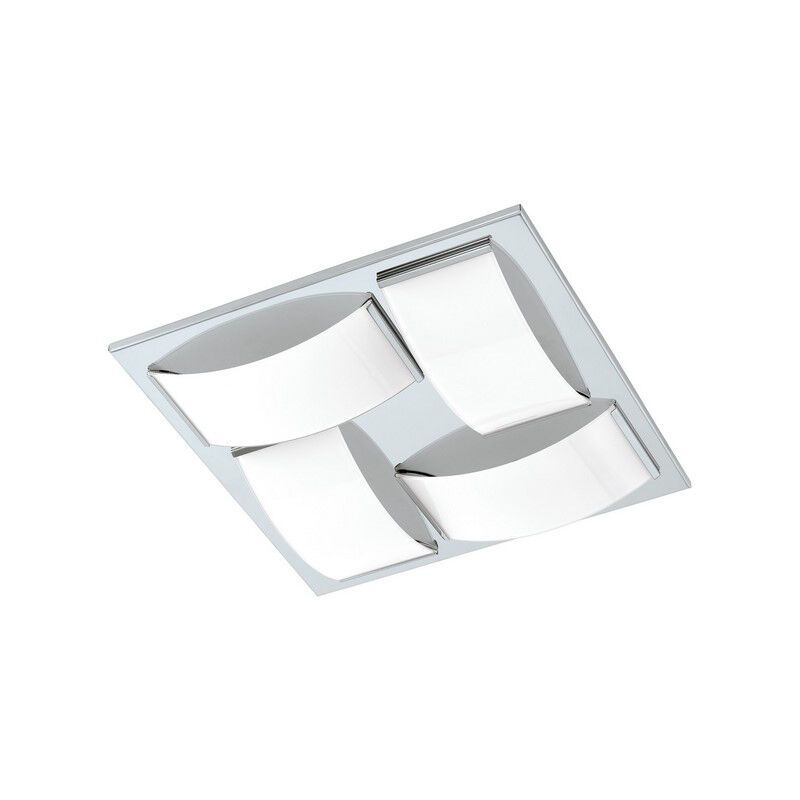 Chromen wandlamp glas, Almina, 5W, 3000K LED, IP44