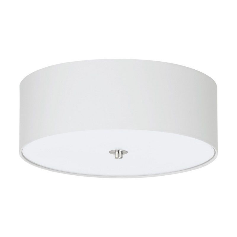 Witte moderne plafondlamp stof, Abano