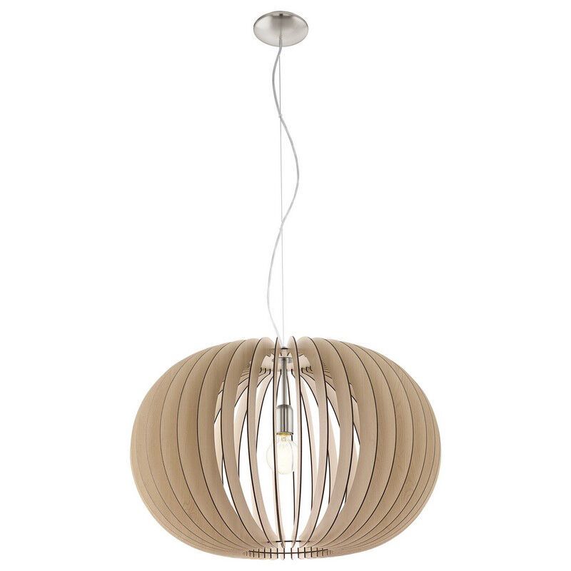 Landelijke hanglamp hout, Kiran, 70 cm