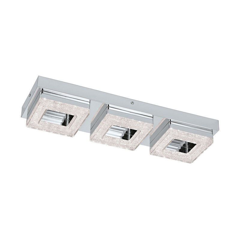 Chromen moderne wandlamp kunststof, Arjo, 4W, 3000K LED