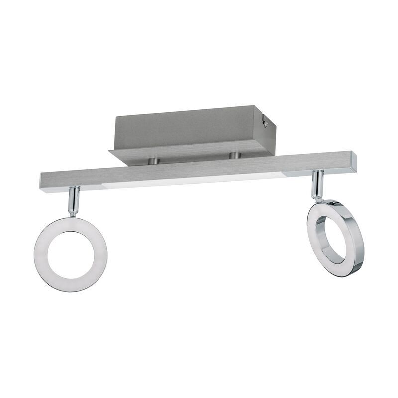 Chromen moderne plafondspot, Madelinde, aluminium, 3w 3000K (warm wit) LED