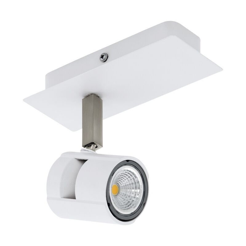Witte plafondspot Yordi, aluminium