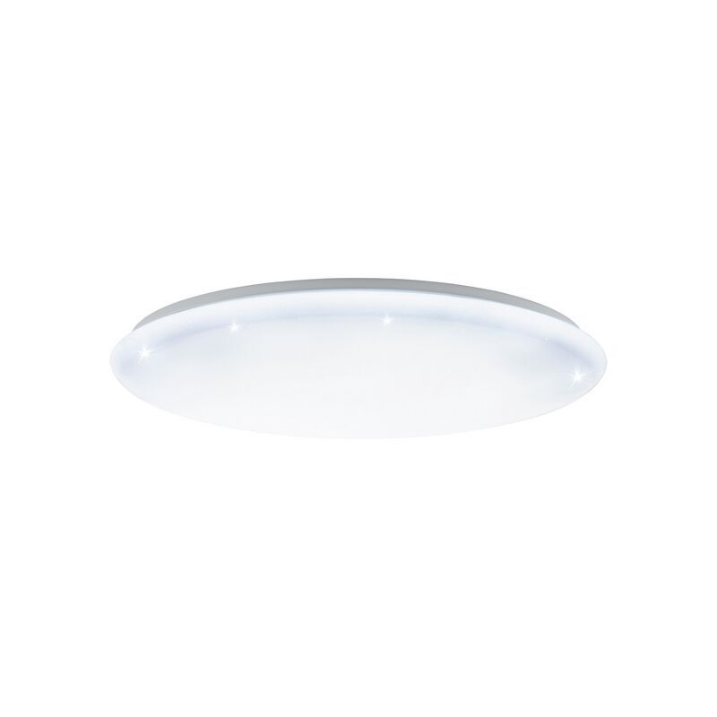 Witte plafonnière staal, Patryk, 60W, white switch LED