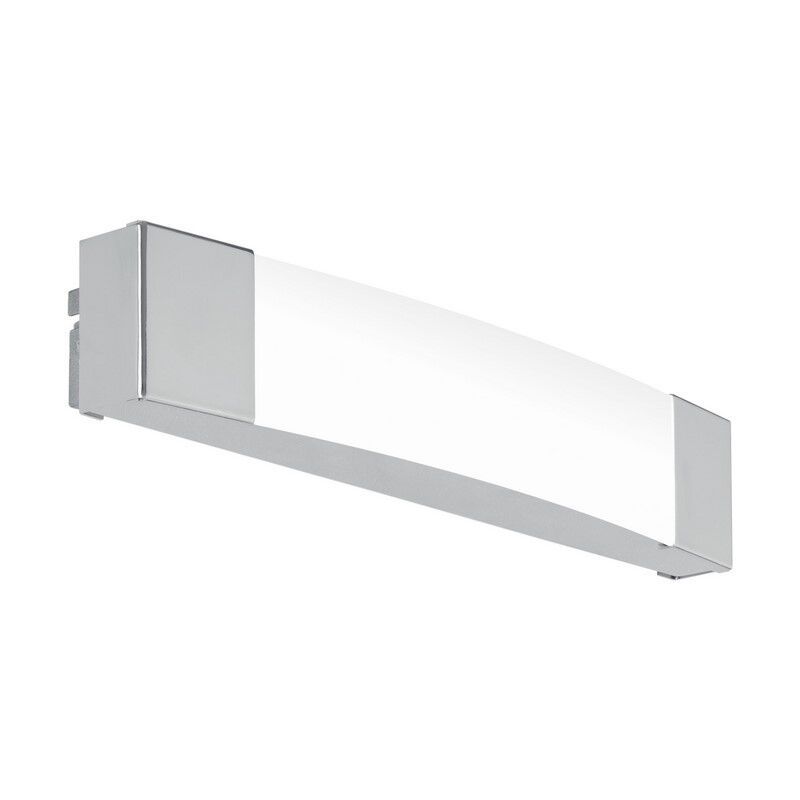 Chromen moderne spiegelverlichting kunststof, Rafi, 8W, 4000K LED, IP44