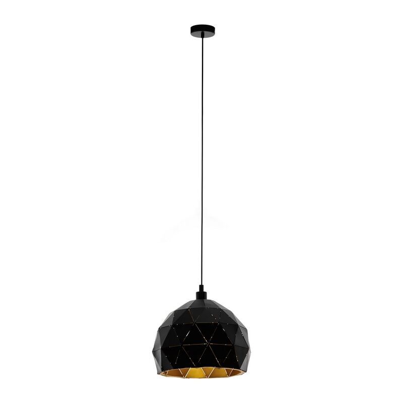 Zwarte moderne hanglamp staal, Silva Zwarte moderne hanglamp staal, Silva