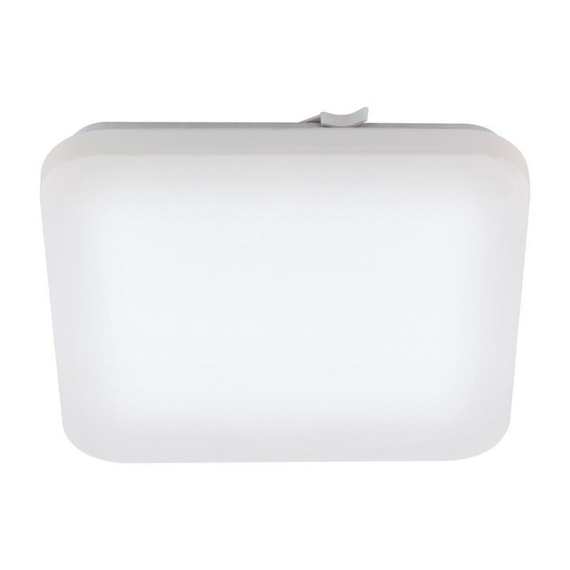 Witte plafondlamp kunststof, Eloise, 17W, 3000K LED, IP44