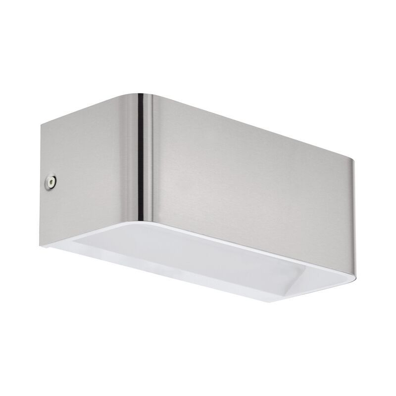 Nikkelen wandlamp Tjalle, aluminium, 10w 3000K (warm wit) LED