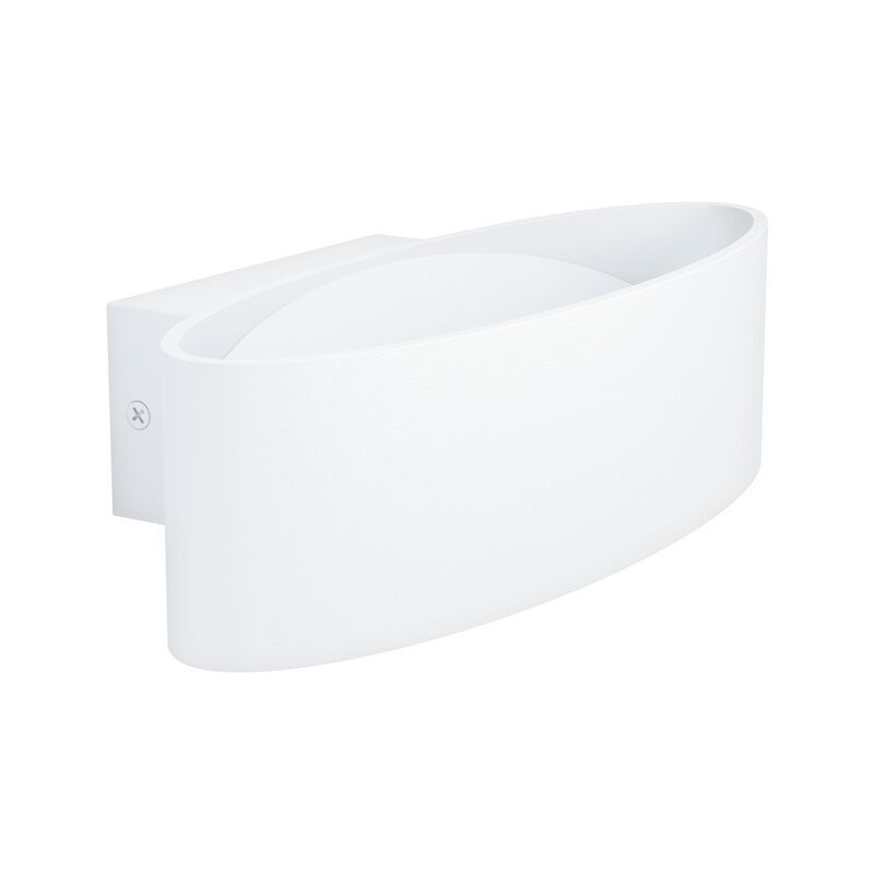 Witte moderne wandlamp, Elmar, aluminium, 10w 3000K (warm wit) LED