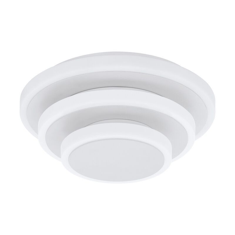 Witte moderne plafonniere, Nieck, staal, 5w 3000K (warm wit) LED