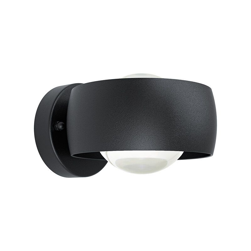 Zwarte moderne buitenlamp aluminium, Lyn, 2W, 3000K LED, IP44 Zwarte moderne buitenlamp aluminium, Lyn, 2W, 3000K LED, IP44