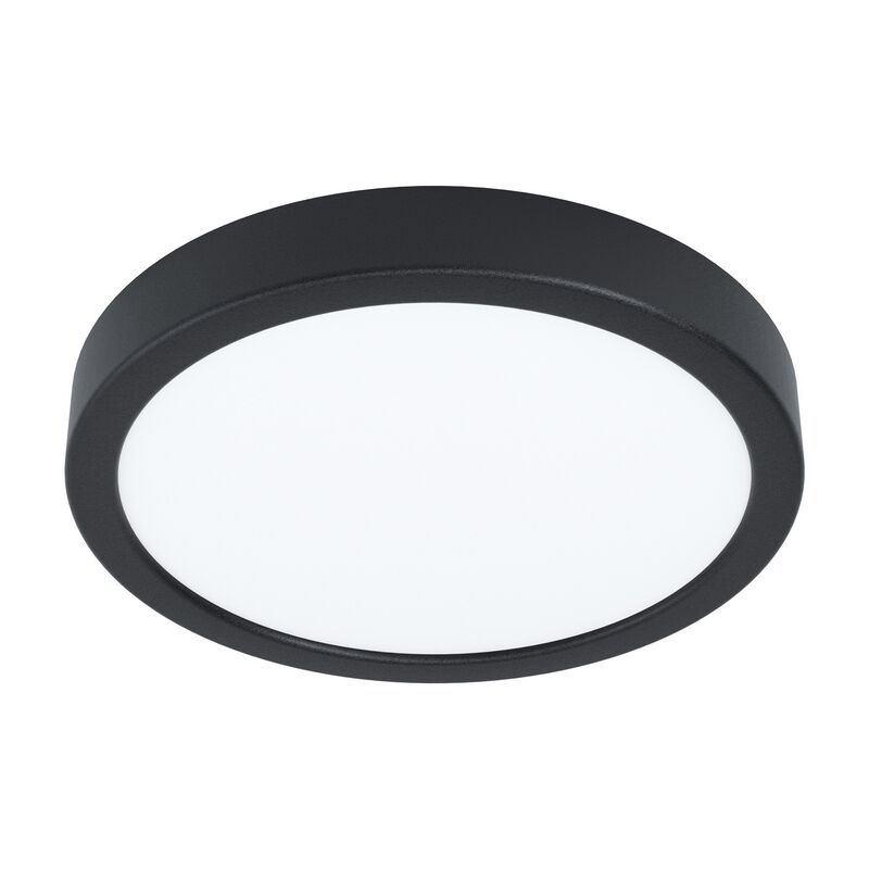 Zwarte plafondlamp Pascale, staal, 16w 3000K (warm wit) LED