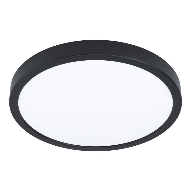 Zwarte plafondlamp Pascale, staal, 20w 3000K (warm wit) LED Zwarte plafondlamp Pascale, staal, 20w 3000K (warm wit) LED