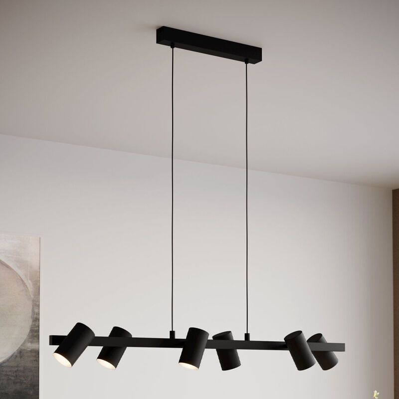 Zwarte moderne hanglamp staal, Patrice Zwarte moderne hanglamp staal, Patrice