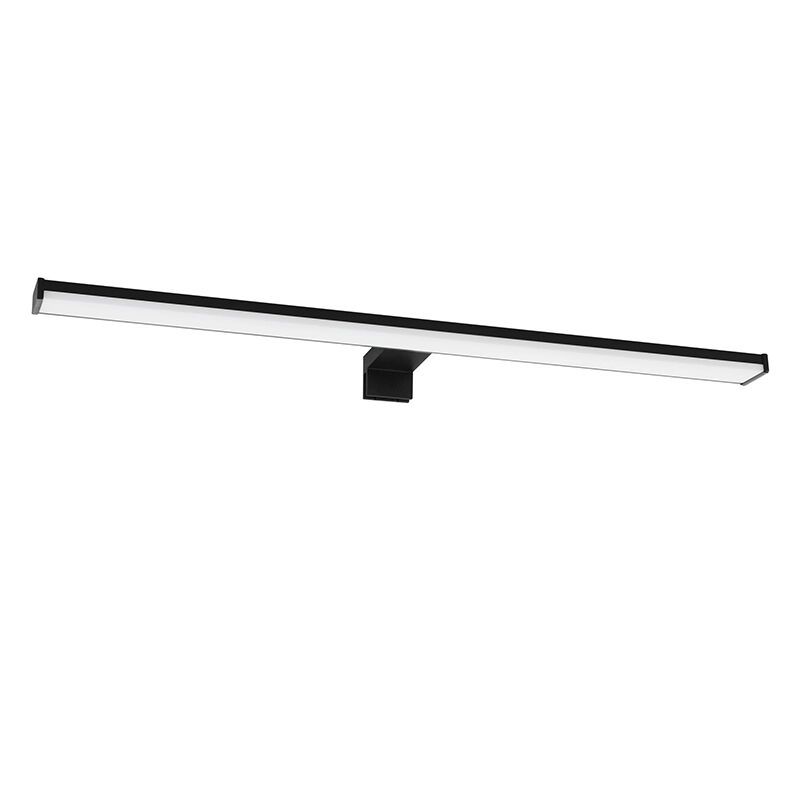 Zwarte spiegelverlichting kunststof, Nancy, 11W, 4000K LED, IP44