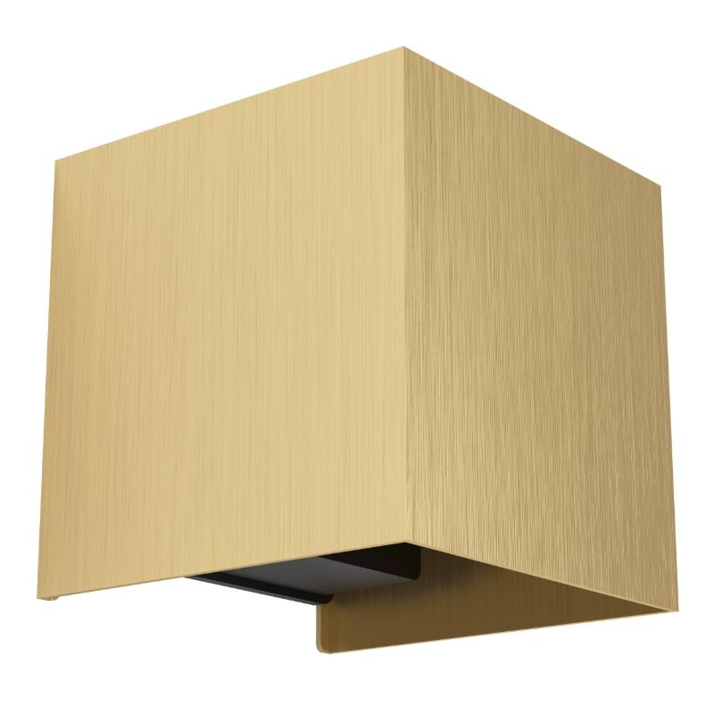 Gele moderne wandlamp aluminium, Odile, 1,5W, 3000K LED