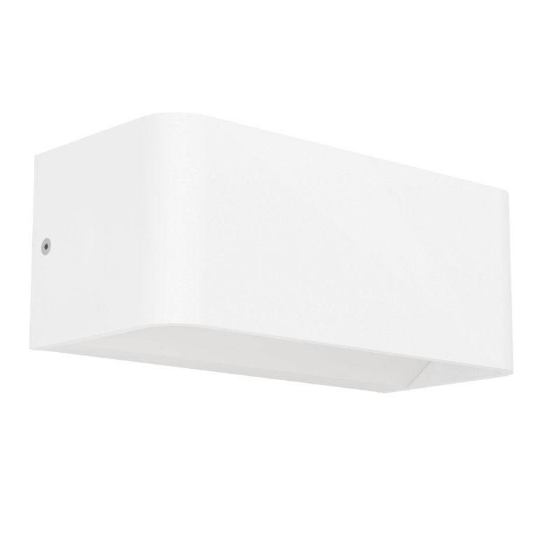 Witte moderne smart wandlamp aluminium, Tjalle, 10W, RGBW LED, IP54