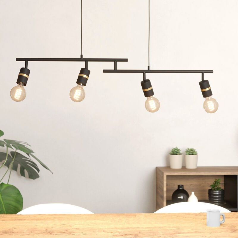 Zwarte hanglamp aluminium, Jelger