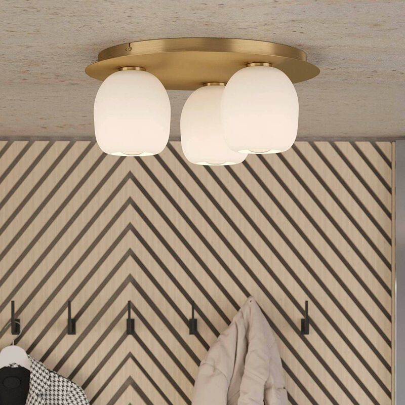 Witte design plafondlamp glas, Jeannine Witte design plafondlamp glas, Jeannine