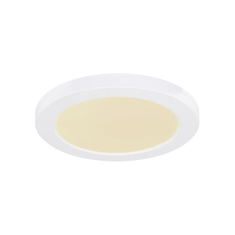 Witte plafonnière Cage, kunststof, 18W, geïntegreerd LED met verstelbare lichtkleur Witte plafonnière Cage, kunststof, 18W, geïntegreerd LED met verstelbare lichtkleur