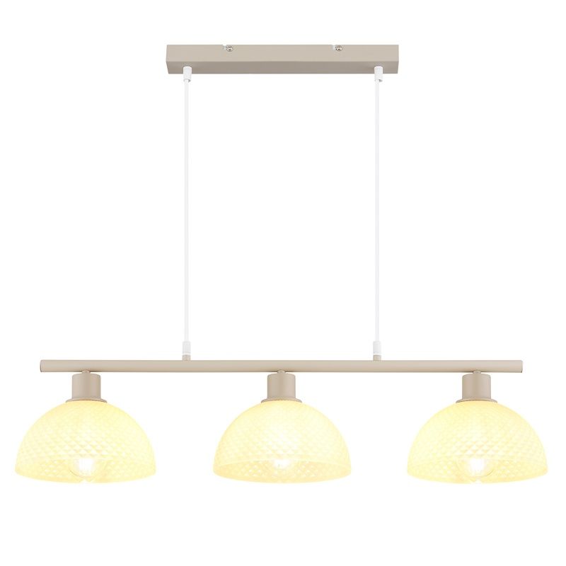 Bruine retro hanglamp metaal, Stoffel