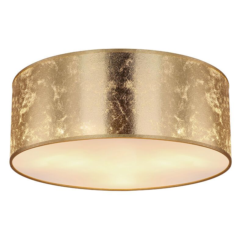 Gouden design plafonnière metaal, Vadra, met speaker Gouden design plafonnière metaal, Vadra, met speaker