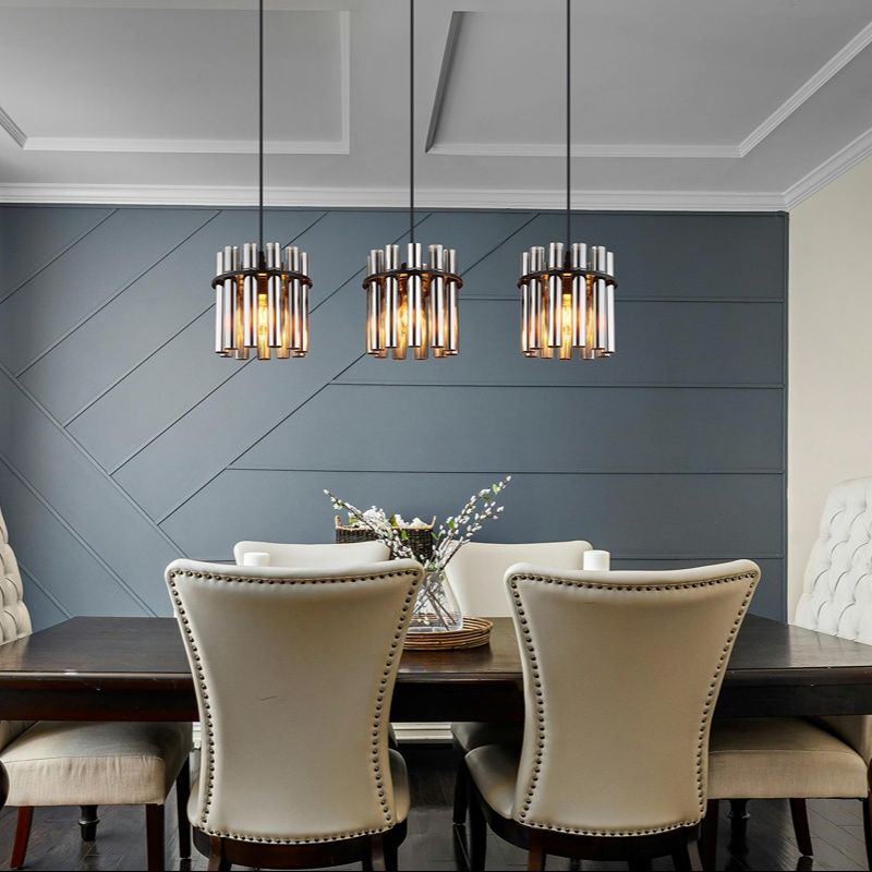 Design hanglamp rookglas, Genelva Design hanglamp rookglas, Genelva