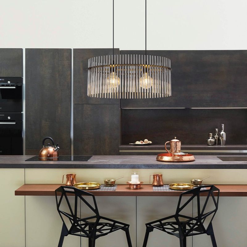 Design hanglamp rookglas, Genelva