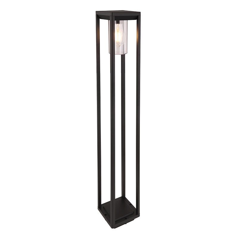 Moderne buitenlamp Vildan, zwart, metaal, IP44